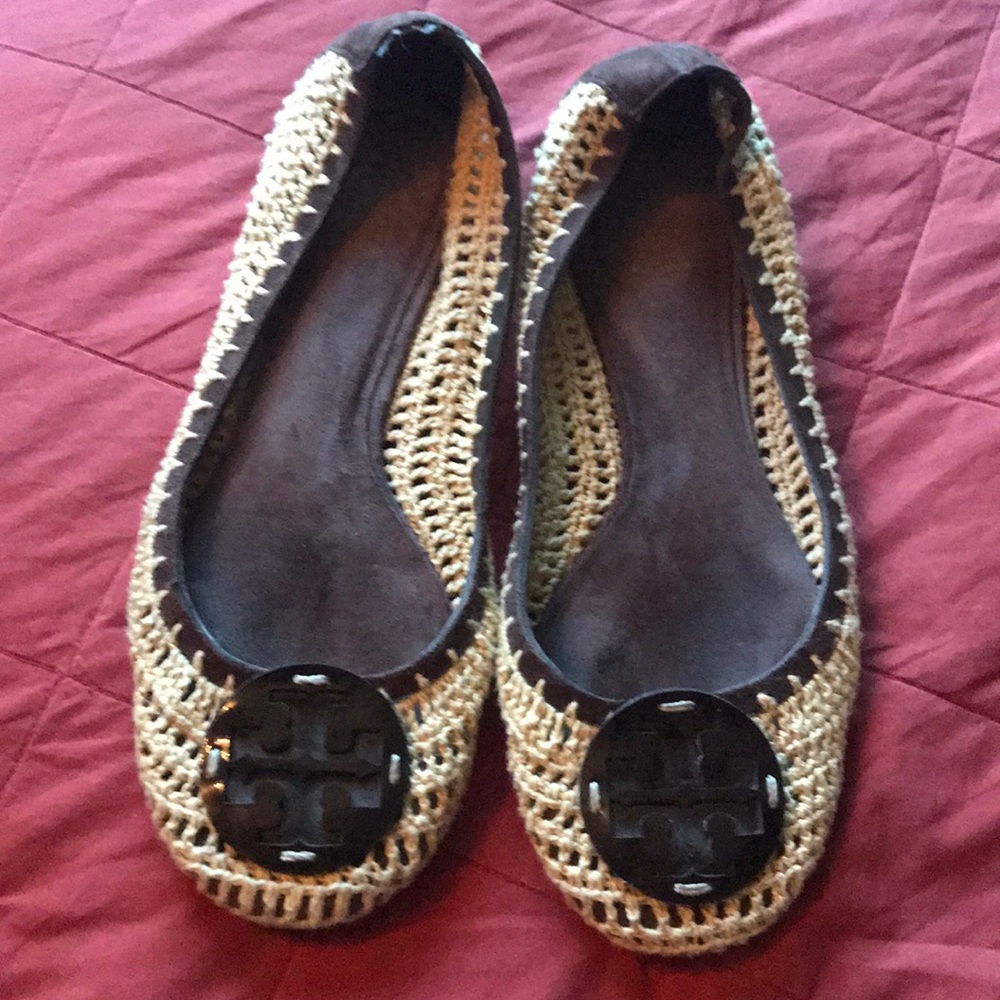 Tory Burch Crochet Flats 6.5